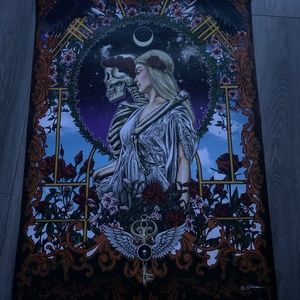 Princess and Skeleton Poster